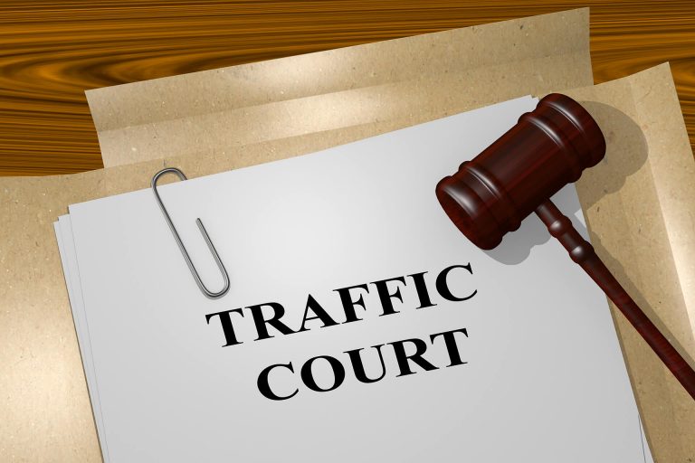 Personal injury lawyer representing a client in traffic court in Toronto